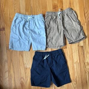 Set of Three Cat & Jack Shorts - Gray, Tan, and Navy